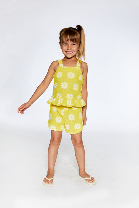 Yellow Flowers Terry 2-piece Set image 0