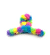 Furry Rainbow Claw Clips image 1