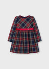 Red Sash Plaid Dress image 0