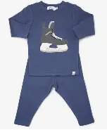 Hockey Skate 2pc Set 0-3 Mos