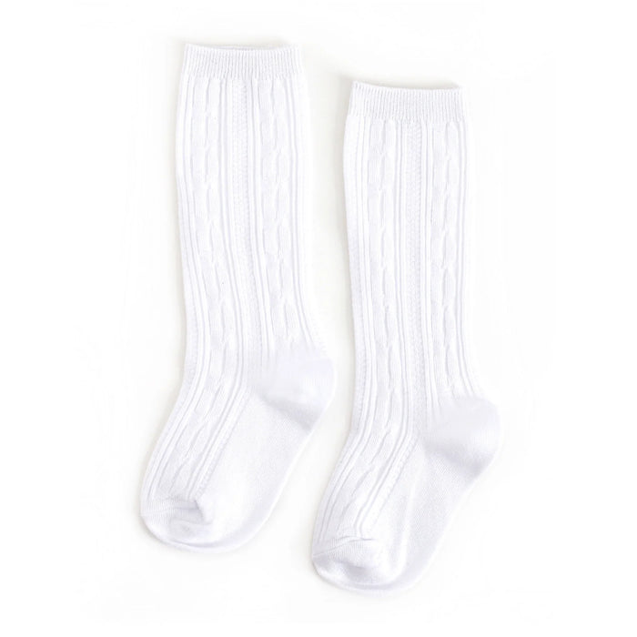 Cable Knit Knee High Socks 0-6mos. image 2