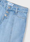 Denim Wide Leg Pants image 1