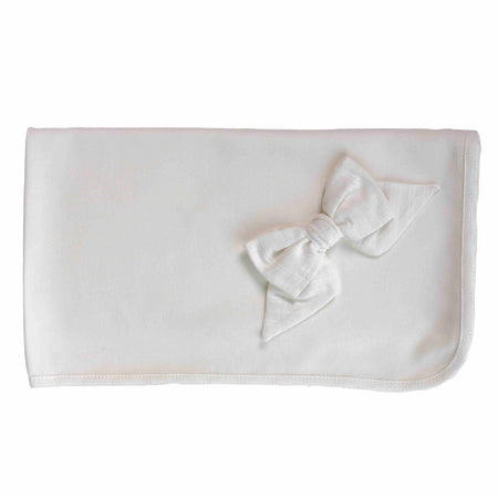 3D Ivory Bow Blanket image 0
