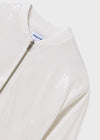 White Sequin Jacket image 1