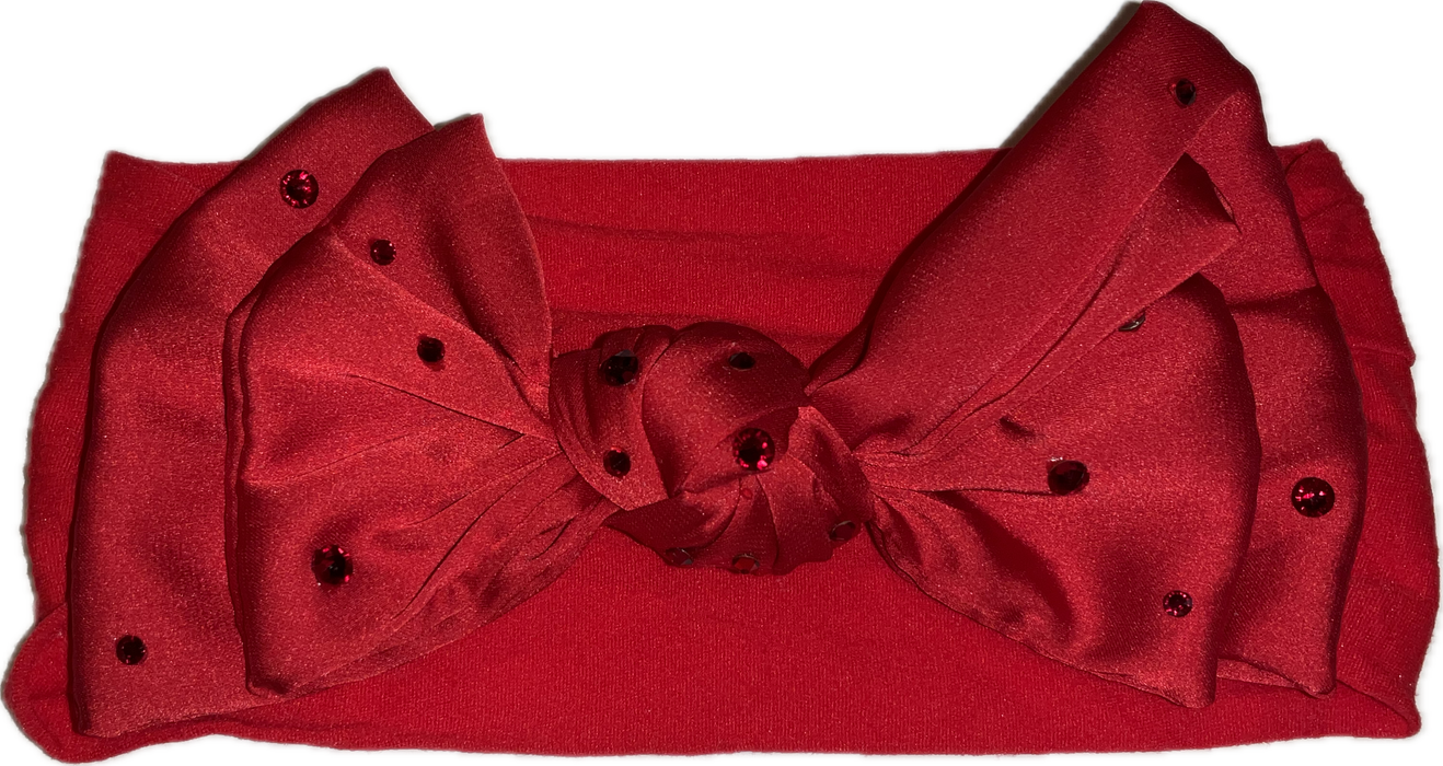 Rhinestone Silk Bow Headband image 5