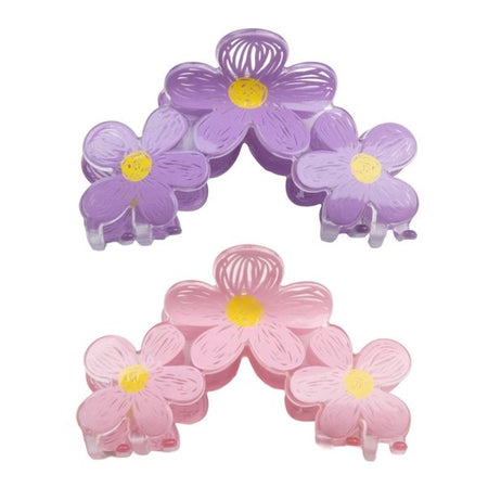 Floral Trio Claw Clips image 0