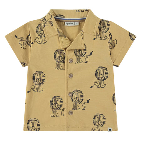 Roaring Style Lion Print Shirt & Shorts Set image 0