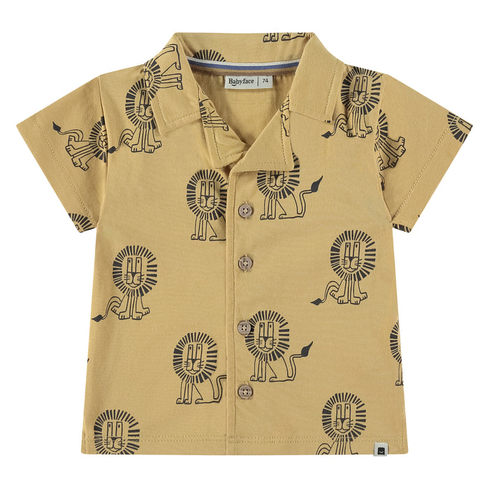 Roaring Style Lion Print Shirt & Shorts Set image 0