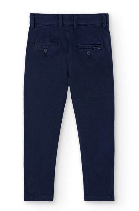 Colorblock Knit Sweater & Navy Pant Set