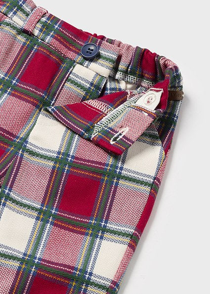 3pc Red Plaid Pant & Sweater Set image 3