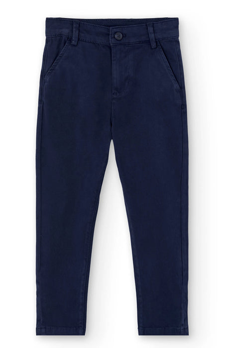 Colorblock Knit Sweater & Navy Pant Set