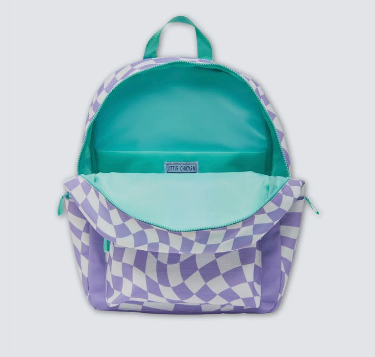 Positive Energy Patched Checkered Backpack image 1