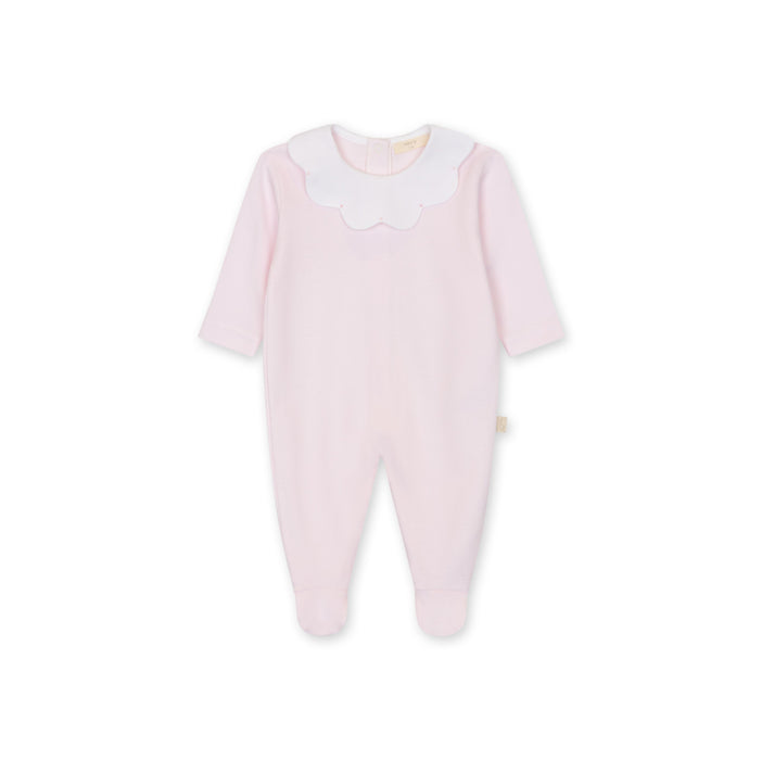 Scalloped Collar Footie