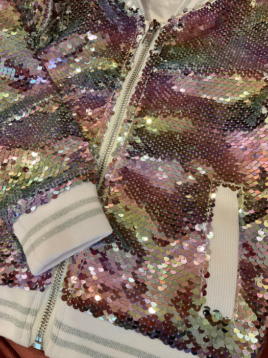 Pastel Ombré Sequin Jacket