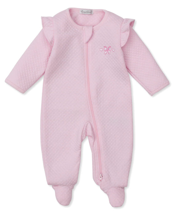Quilted Bow Footie