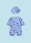 Under the Sea Swim Romper w/ Hat image 1