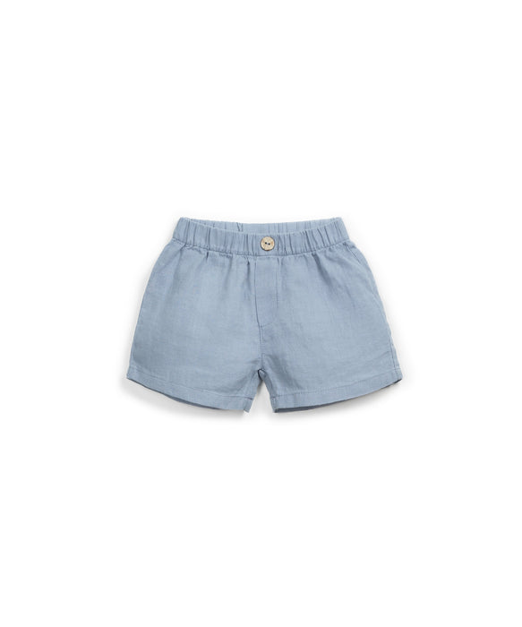 Palm Tree Pocket Tee w/ Grey Shorts image 2