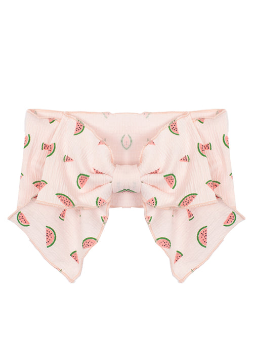 Watermelon Smocked Bubble Romper image 3