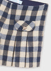 Navy Top & Plaid Short Set image 0