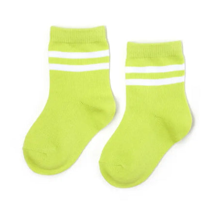 Neon Stripe Skater Girl Midi Sock image 0