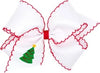 Embroidered Christmas Bow image 1