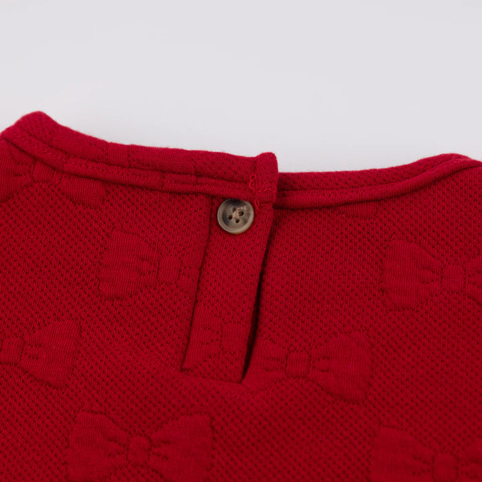 Red on Red Bow Sweater image 2