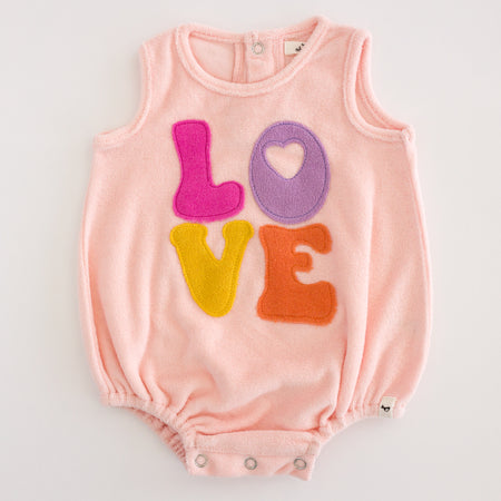 LOVE Terry Applique Bubble image 0