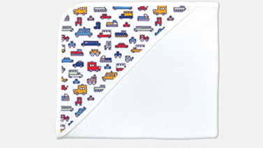 Terry Printed Hooded Towel