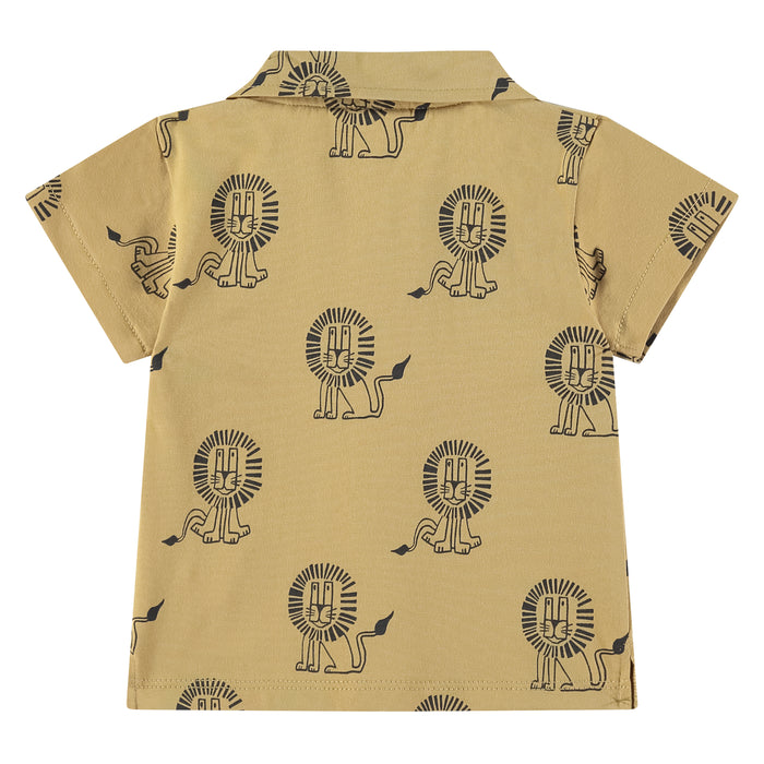 Roaring Style Lion Print Shirt & Shorts Set image 1