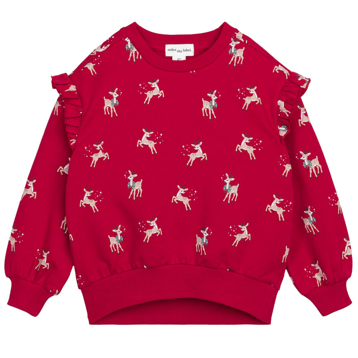 Red Reindeer Sweatshirt image 0