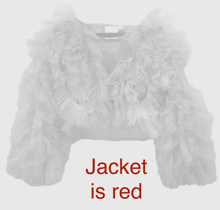 Ruby Ruffle Jacket - Only image 1