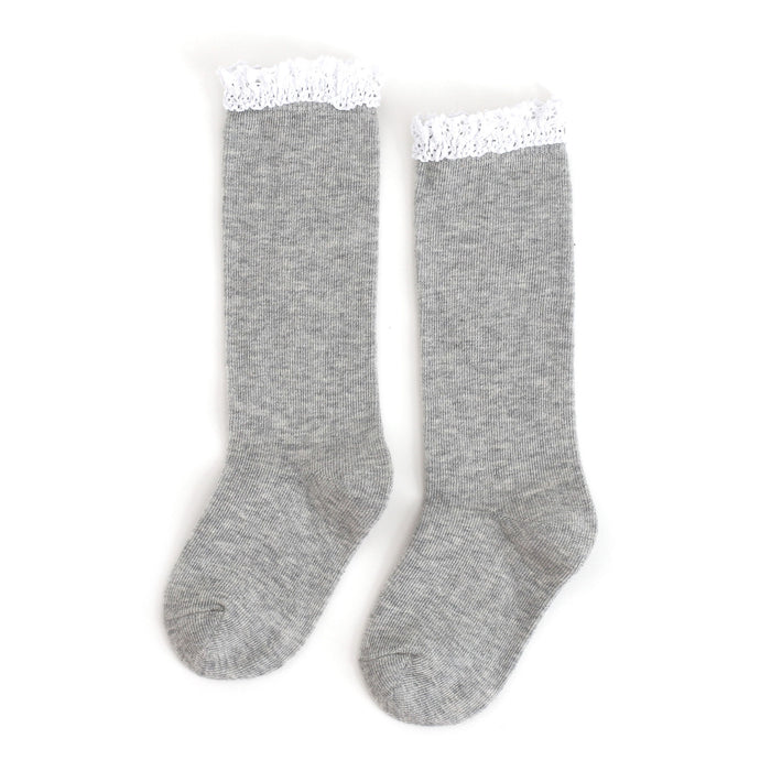 Lace Top Knee Highs 0-6mos image 5