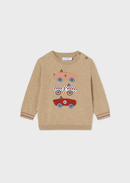 Racecar Sweater & Jeans image 0