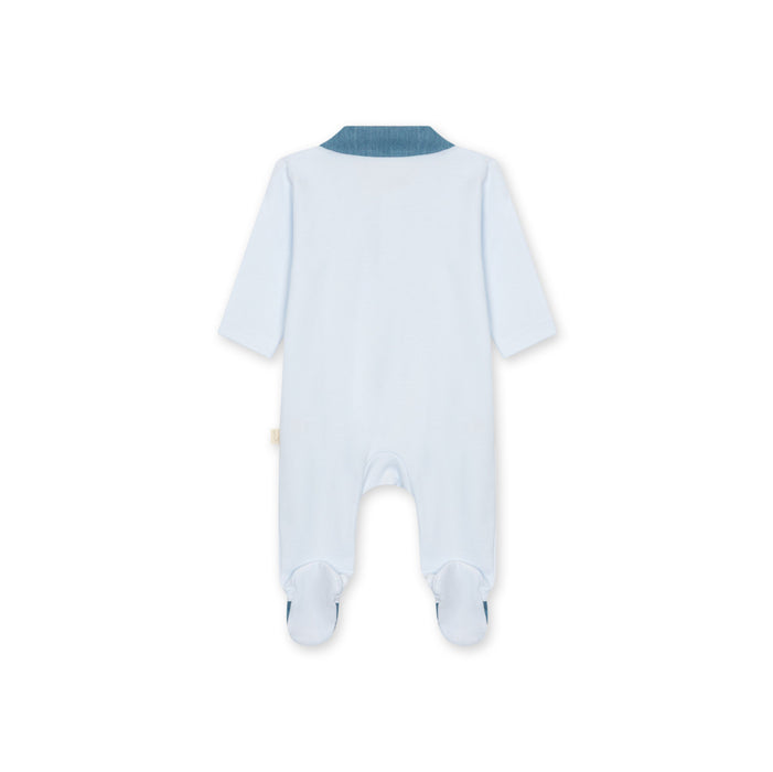 Denim Trim Footie Collection
