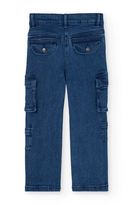 WOW Textured Tee & Cargo Jean Set