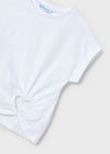Heart Twist Tee – Black or White (Sold Separately) image 2