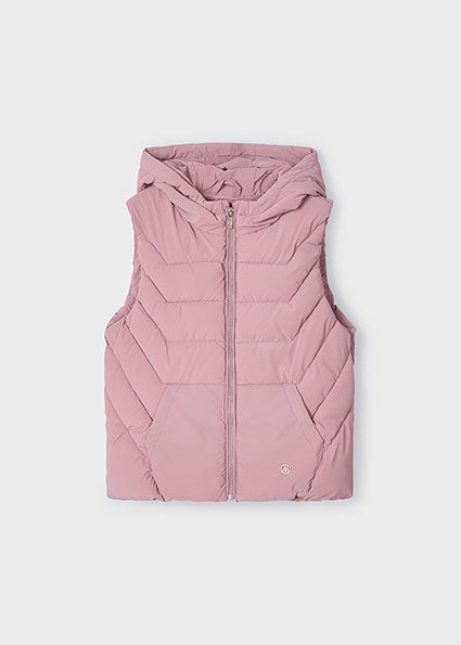 Mauve Hooded Vest image 0