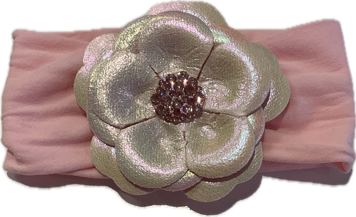 Jewel Flower Bow Headband image 1