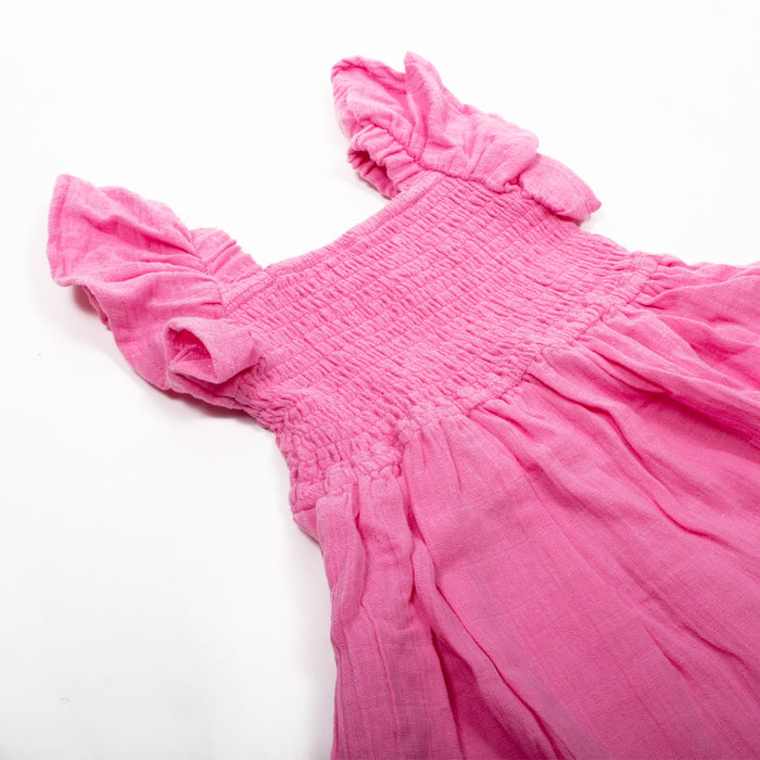 Pink Flutter Sleeve Coverup image 2