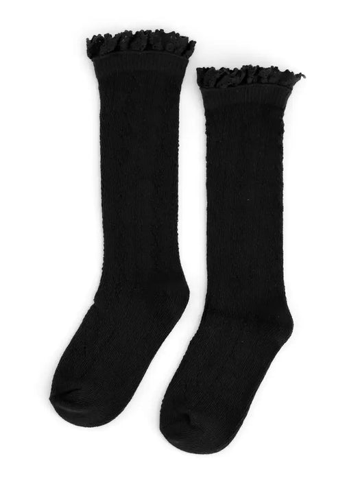 Fancy Lace Top Knee Highs 0-6mos image 4