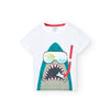 Snorkel Shark Tee & Denim Shorts image 0