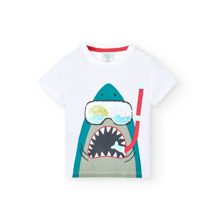 Snorkel Shark Tee & Denim Shorts image 0