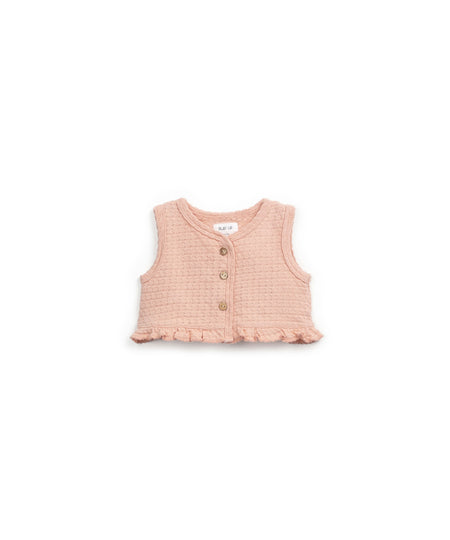 Blush Knit Button-Front Set image 0
