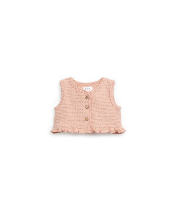 Blush Knit Button-Front Set image 0