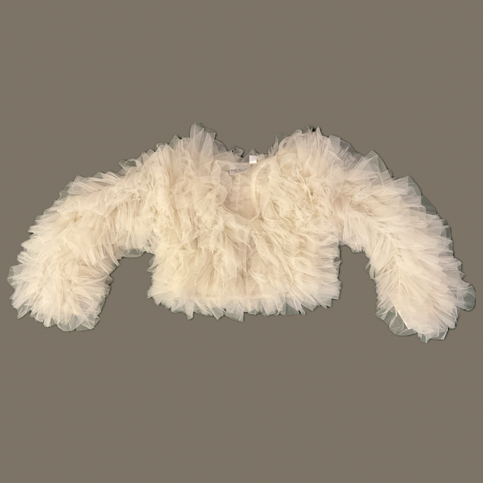 Ivory Ruffle Jacket image 0