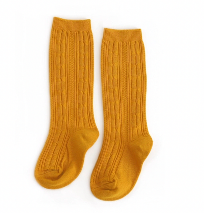 Cable Knit Knee High Socks 6-18mos. image 3