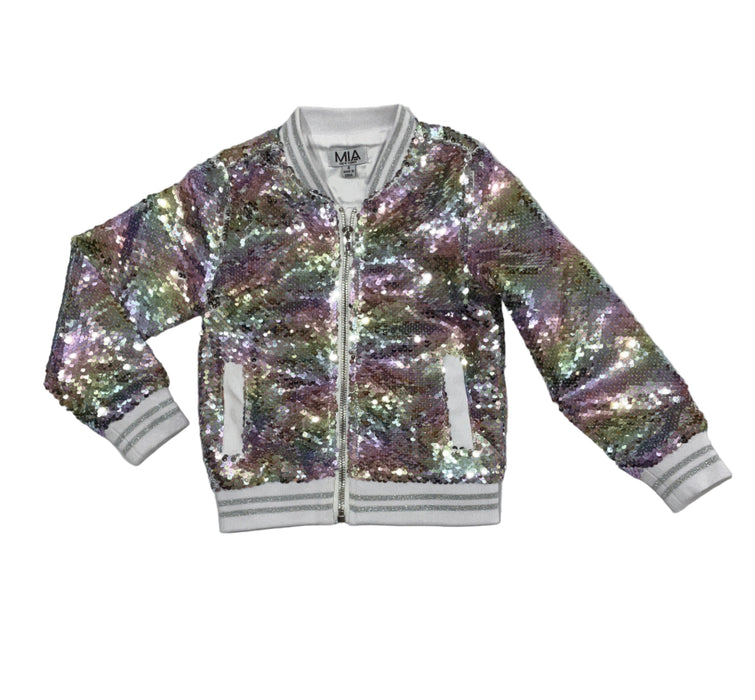 Pastel Ombré Sequin Jacket
