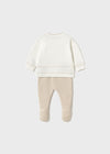 Tan & Cream Knit 2pc image 2