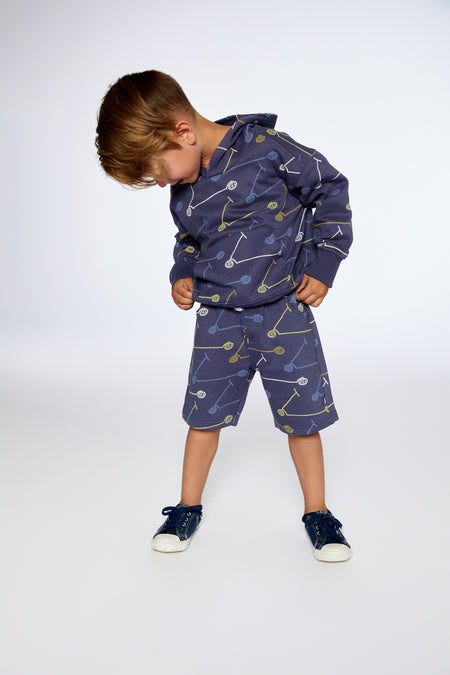 Scooter Squad Hoodie & Shorts Set image 1