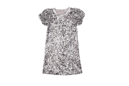 Silver Sequin Dress image 0